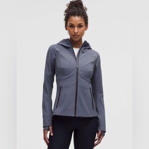 NWT Lululemon Womens Cross Chill Performance Jacket Solar Grey